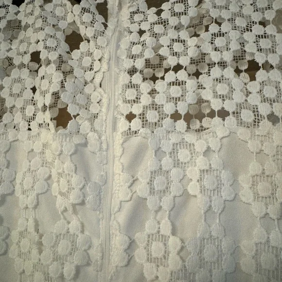 Petal & Pup White Floral Lace Midi Dress - Picture 6 of 7